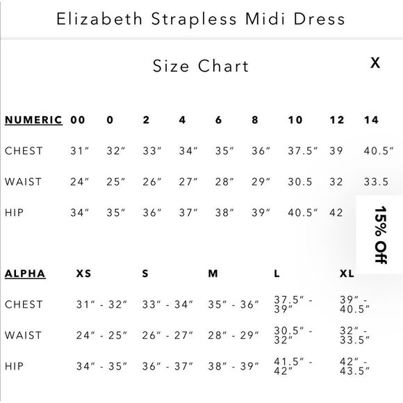 A.L.C. Elizabeth Strapless Midi-Dress US 0 $550 - Picture 13 of 13